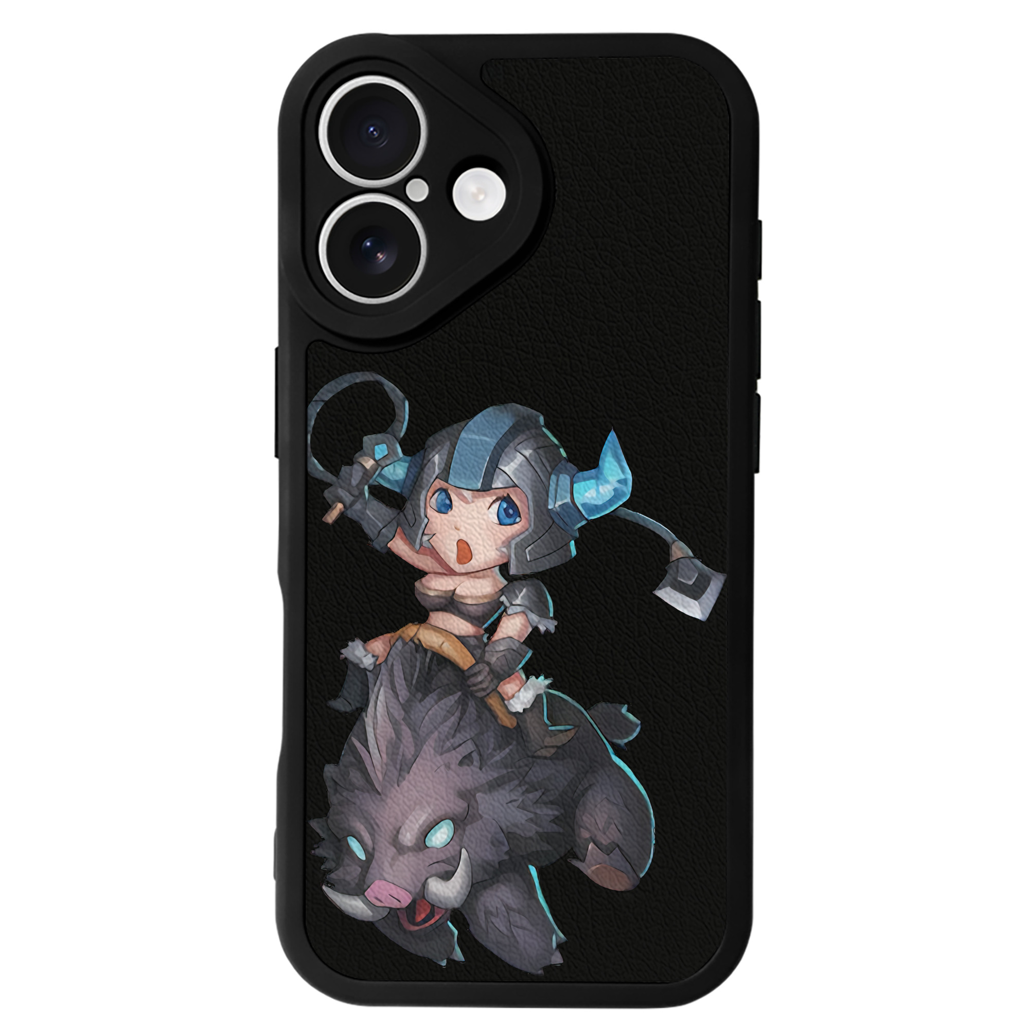 リーグ・オブ・レジェンド League of Legends LOL 【iPhone 16シリーズ対応】シリコンスマホケース（レザー調） 材質：シリコン